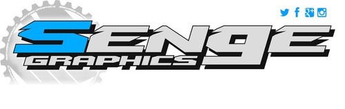 KX 450 SR SG63 Custom MX Number Plates Senge Graphics Kit Compatible with - Picture 4 of 4