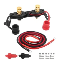 Recoil BJP-K Complete Battery Charging Post Kit with 4 Gauge Tinned OFC Cable