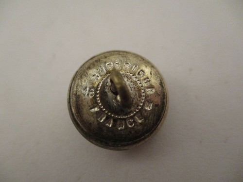 Vintage Military Button Republique D' Haiti Silver Tone Superieur France 16 M - Picture 2 of 8