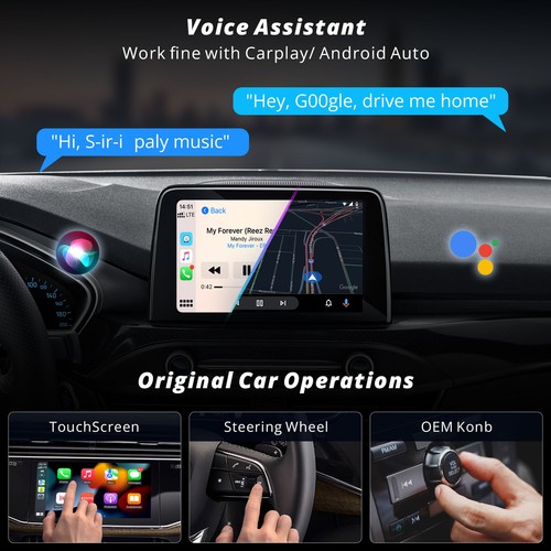 ATOTO 2 in 1 Wireless CarPlay AI box Android Auto Smart Box Adapter Converter - Bild 5 von 6