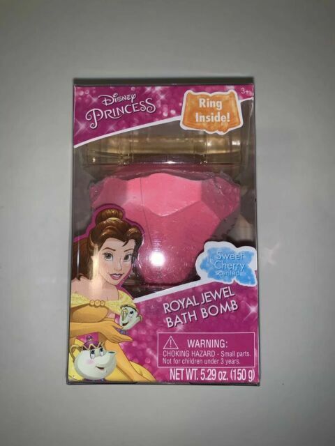 4 Disney Princess Royal Jewel Bath Bomb Ring Inside Sweet Cherry Scent Belle For Sale Online Ebay