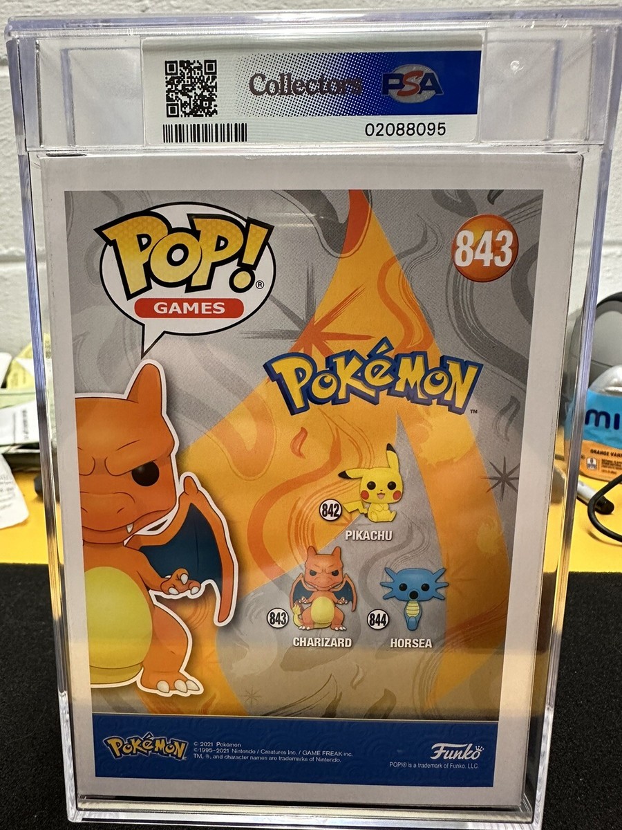 Funko POP ボ＝カターン・クライズ ケイティ・サッコフ サイン PSA Eric Stuart Signed Funko Pop #843 Pokemon Charizard PSA 7.5 AUTO