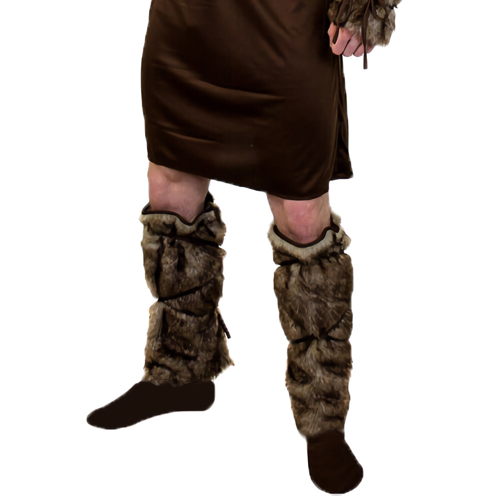 MENS VIKING COSTUME ADULTS FANCY DRESS MEDIEVAL WARRIOR BROWN TUNIC HALLOWEEN eBay