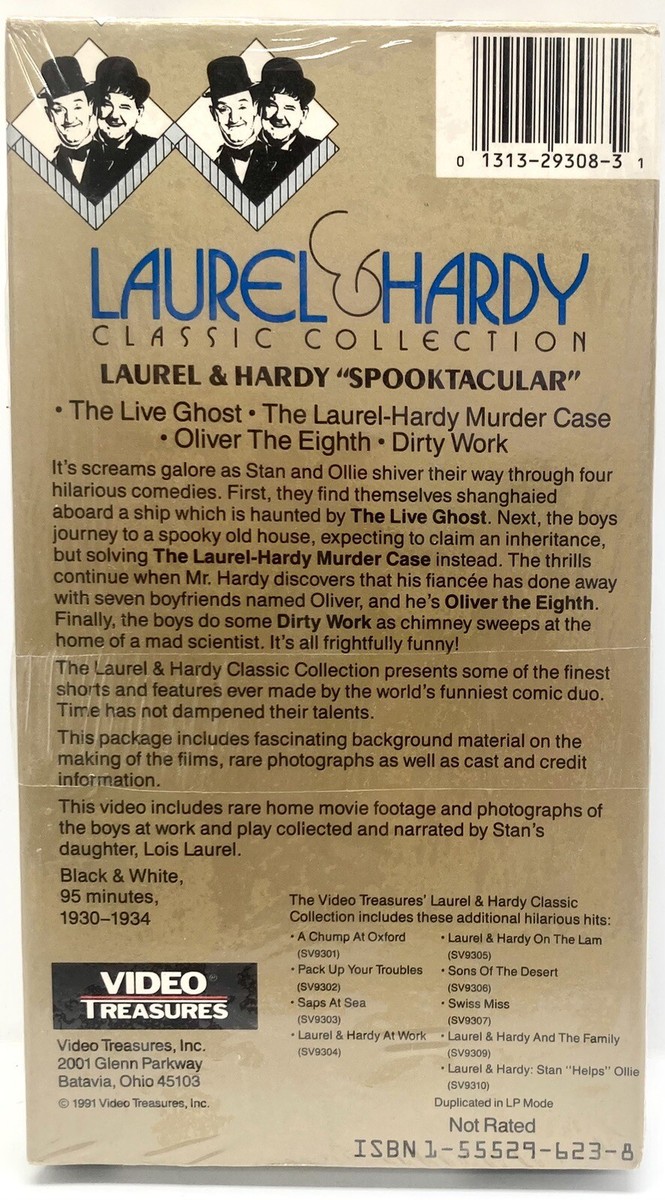 その他 Laurel &amp; Hardy: Spooktacular [VHS] Laurel & Hardy Classic Collection Spooktacular VHS | eBay