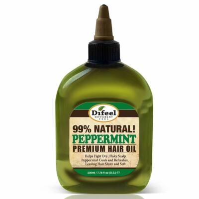 Difeel Premium Natural Hair Oil- Peppermint Oil 8oz-