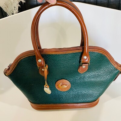 DOONEY&BOURKE ショルダーバッグ　グリーン　アヒル　ヴィンテージ DOONEY&BOURKE ショルダーバッグ グリーン アヒル ヴィンテージ