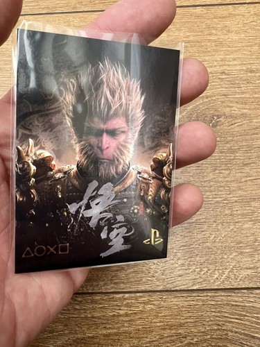 Black Myth Wukong PlayStation Trading Card Collectible PlayStation Trading Card. - 第 2/3 張圖片