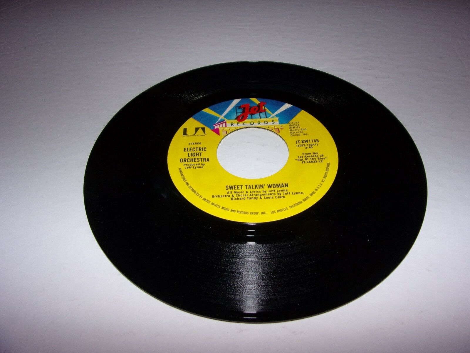 Electric Light Orchestra UNPLAYED 45rpm Sweet Talkin Woman & Fire On  High