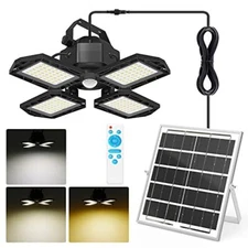 SOLAR PENDANT LIGHT Motion Sensor with Remote Waterproof NIORSUN