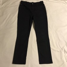 Cat  Jack Jeans Girls Size 10 Black Skinny Straight Leg Denim