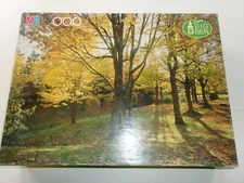 NEW SEALED VTG 80s MB SUPER BIG BEN JIGSAW PUZZLE 2000 PCS SEATTLE PARK COMPLETE