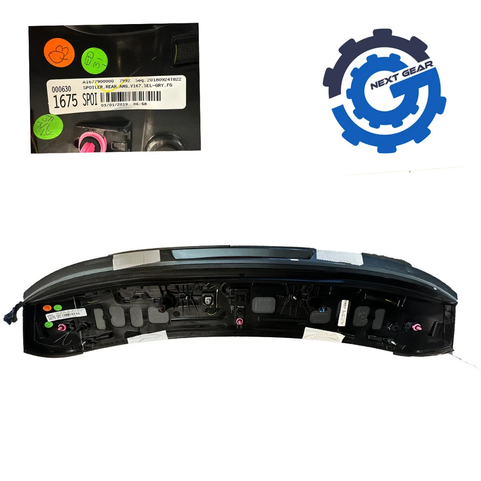 Nuevo alerón de puerta trasera gris OEM para Mercedes GLE AMG 2019-2023 A1677900000 Foto 2 de 4