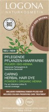 LOGONA Pflanzen-Haarfarbe Pulver Aschbraun 100g - Naturkosmetik, vegan