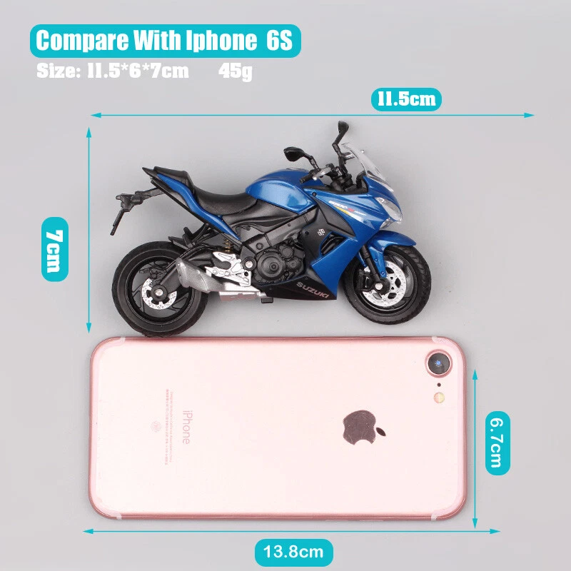 1:18 Welly 2017 Suzuki GSX-S1000F GSX S1000F motorcycle model Diecast Toy Bike - Image 3 of 4