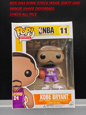 100% Authentic Funko Pop NBA KOBE BRYANT #11 Purple Away Jersey