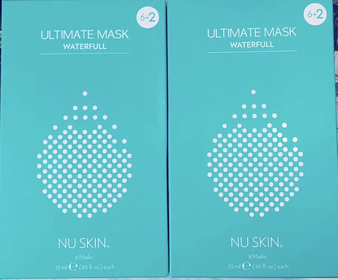 NuSkin Nu Skin Ultimate Waterfull Mask, 8 Masks, 2box Exp 10/2023 eBay