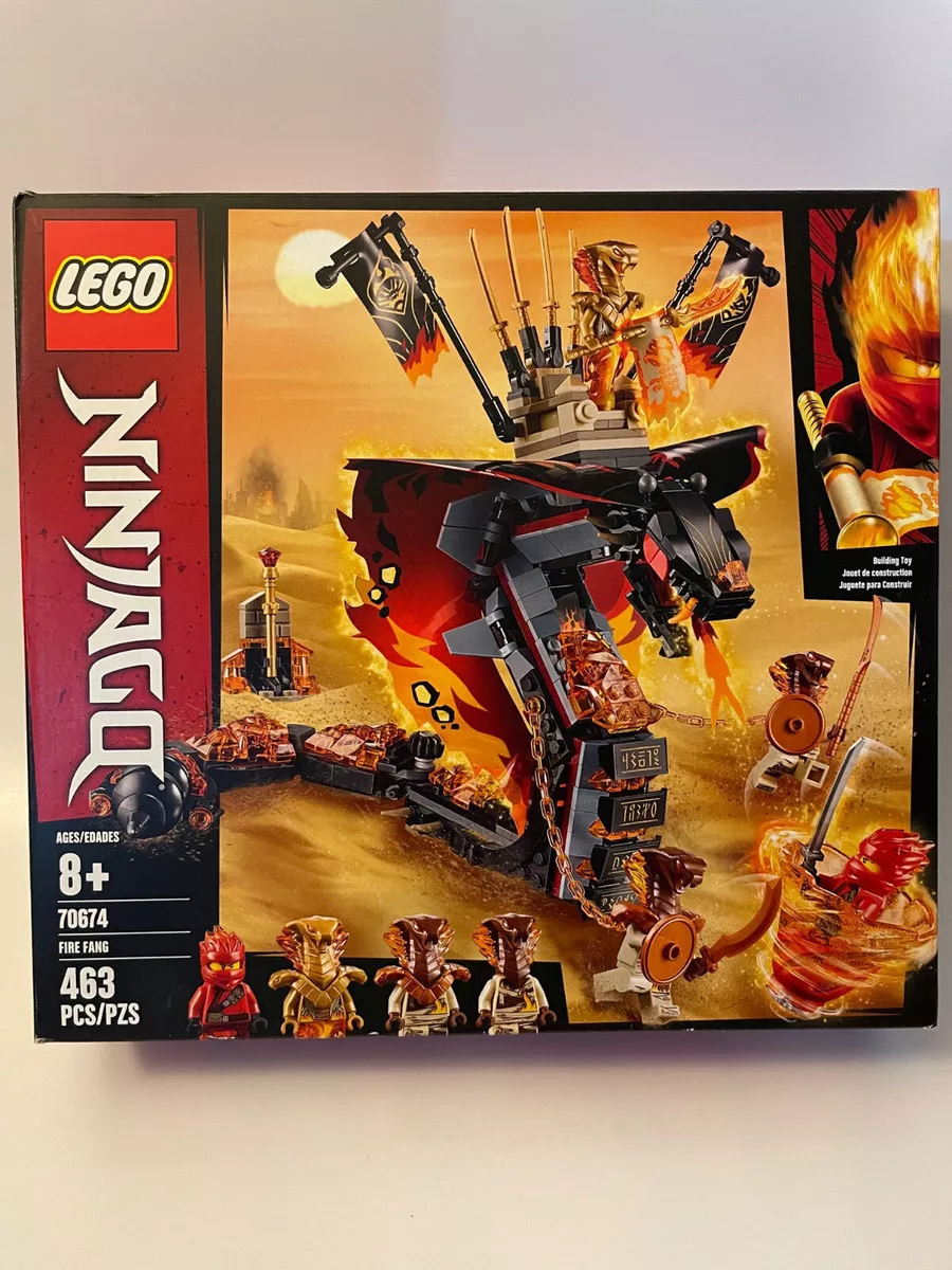 Lego ninjago online fire fang 70674