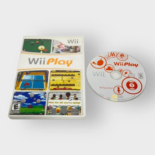 Wii Play Nintendo Wii 2007 Video Game TESTED WORKS