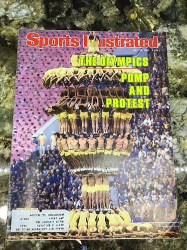 Moscow Olympics SPORTS ILLUSTRATED July 28, 1980 VG