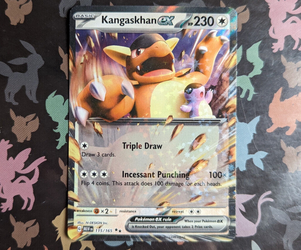 Kangaskhan ex 115/165 Double Rare Scarlet & Violet 151 Pokemon card