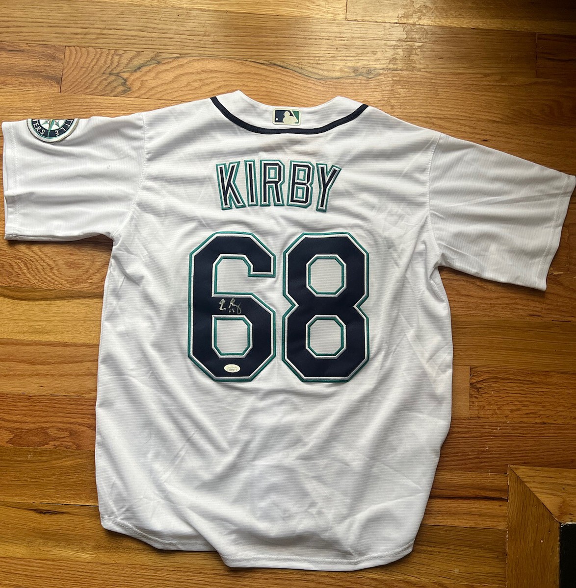 SEATTLE MARINERS GEORGE KIRBY SIGNED JERSEY JSA COA AUTHENTIC