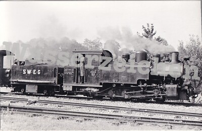 Orig. Foto E. Werner Lok Nr. 152 der SWEG 1963 im Bhf Schöntal (998)