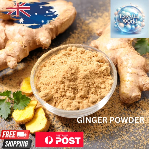 Ginger Powder - Herbs Spices - Premium Grade Ginger Root Powder FREE POST