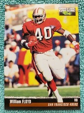 1995 CLASSIC PRO LINE WILLIAM FLOYD #166 SAN FRANCISCO 49ERS 