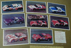 1977 Daytona Permatex 200 Modified vtg Nascar racing handout postcard set Nos
