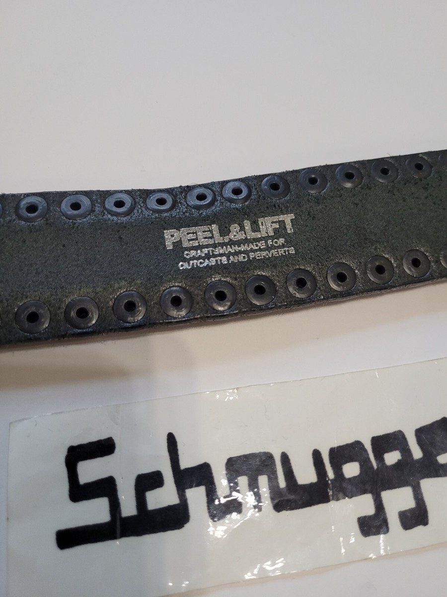 PEEL&LIFT BLACK INGOT STUDS BELT sz M | eBay PEEL&LIFT BLACK INGOT STUDS BELT sz M | eBay