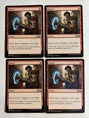 4x Mtg Core Set 2020 M20 Shock NM Magic The Gathering