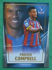2014 - 15 Topps Premier Club; Fraizer Campbell - Crystal Palace No 035