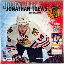 Jonathan Toews Chicago Blackhawks Collectible 2017 Wall Calendar [Sealed] Turner
