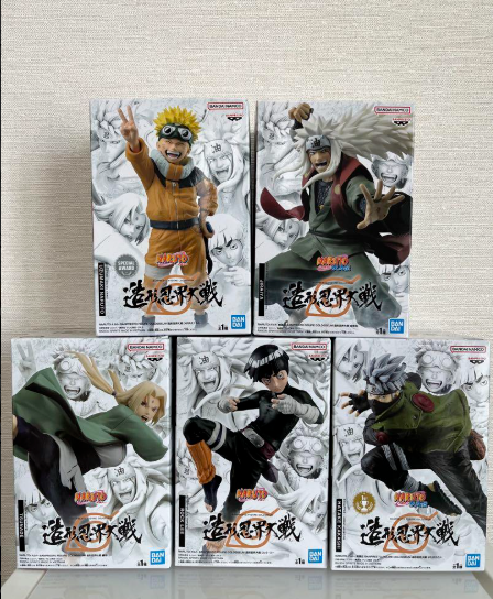 NARUTO Shippuden BANPRESTO FIGURE COLOSSEUM Figure Set of 5 Japan
