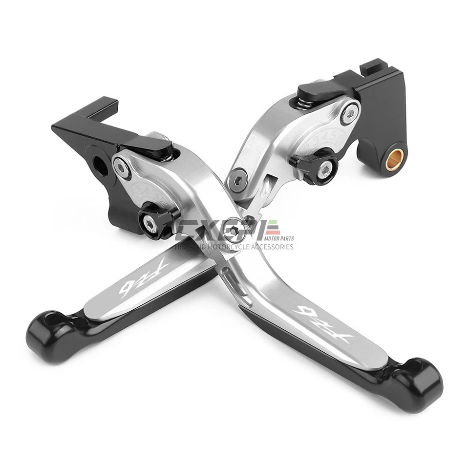 For Yamaha FZ6 FZ 6 FAZER 2004-2010 CNC Adjustable Folding Brake Clutch Levers Foto 4 de 4