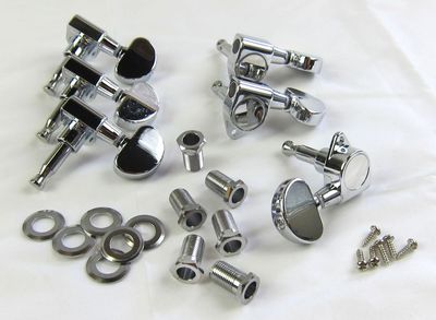 HALF Moon 3x3 CHROME 6 O'Clock Flange Complete SET Die Cast FREE SHIP