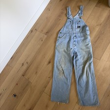 VTG Vintage Oshkosh B'Gosh Blue Denim Overalls Bib Size 36 100 Cotton Vestback