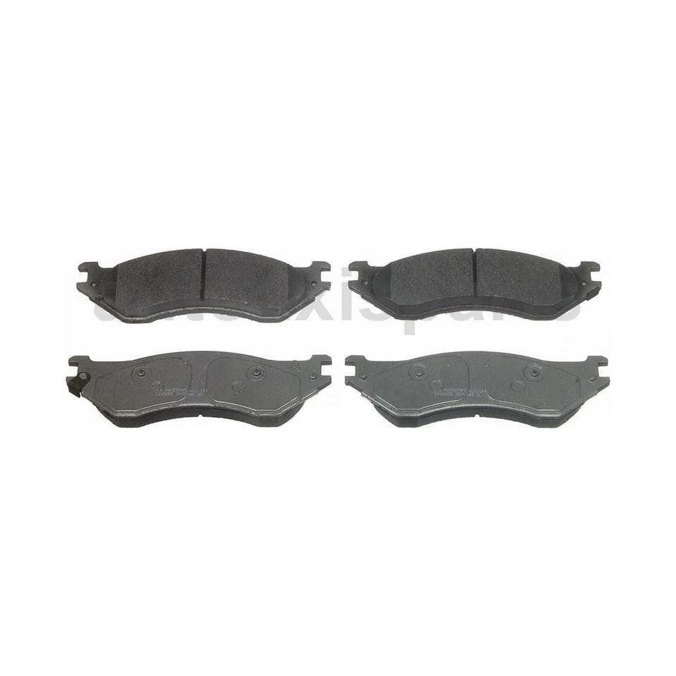 Conjunto de 2 pastilhas de freio a disco dianteiro traseiro Wagner para 2001-2002 Dodge Ram 2500 - Imagem 4 de 4