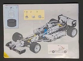 LEGO 8458-1 and 8458-2 Technic Silver Champion & Truck Instruction Books Manuals
