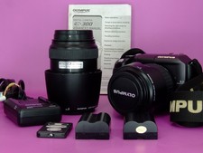 Olympus E-300 8MP EVolt Camera 14-45mm 1:3.5-5.6 40-150mm 1:3.5-4.5 DLSR Bundle