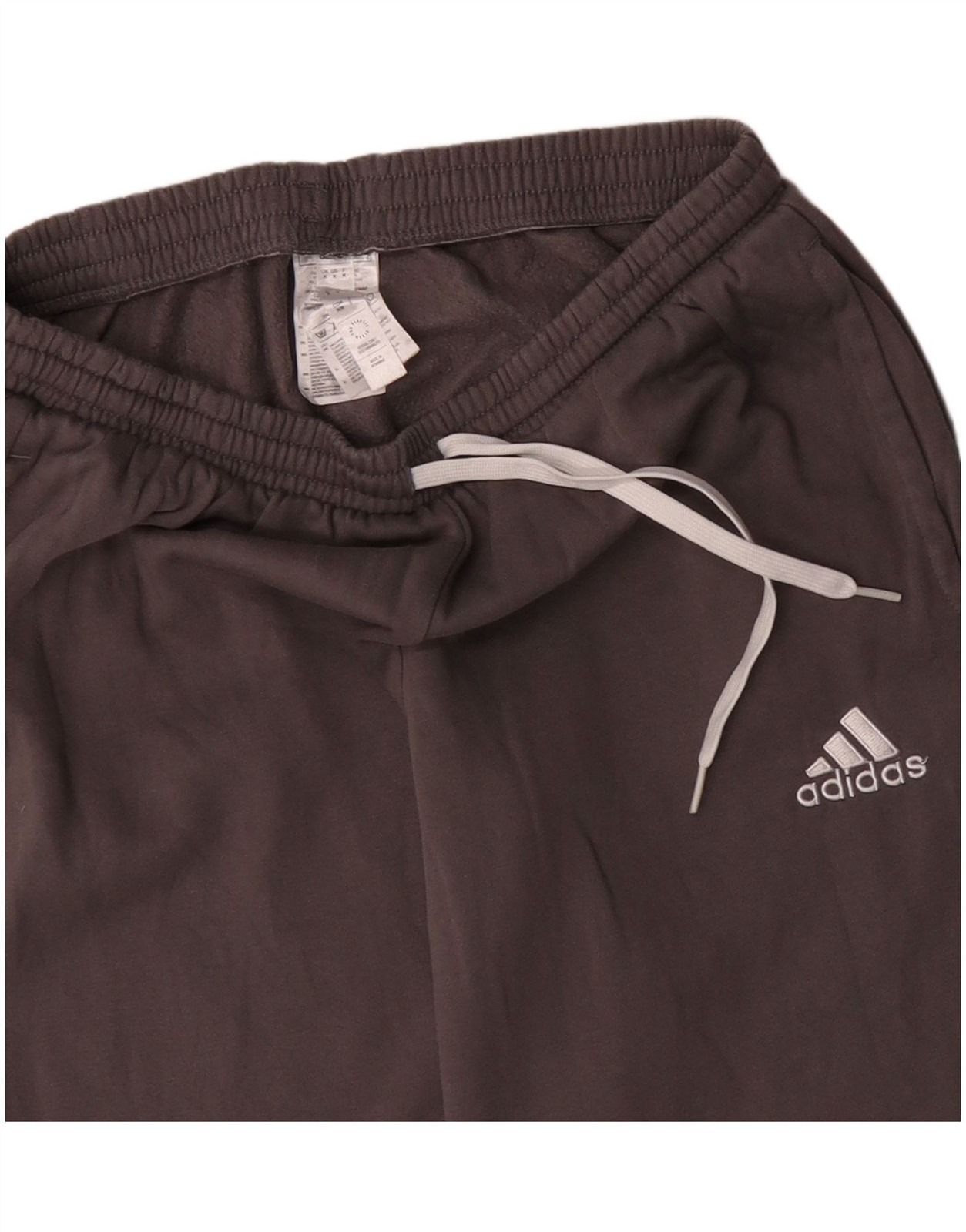 Adidas Mens Tracksuit Trousers Joggers Medium Grey Cotton XA14 thumbnail 3