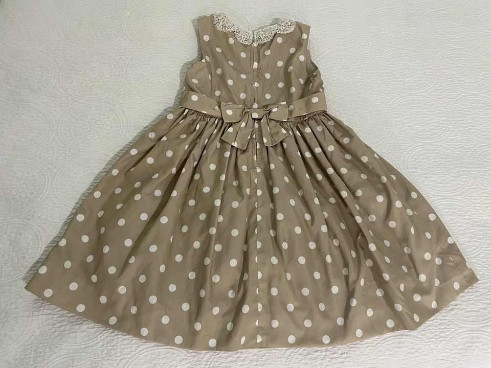 Vestido a lunares Neiman Marcus para niñas con lazo y encaje de Jason Wu + Target, 5T Foto 2 de 4