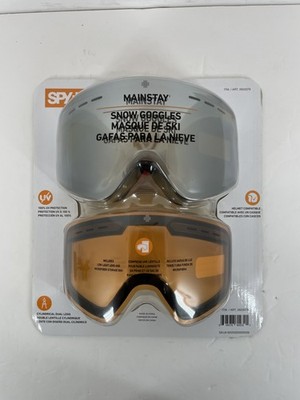 Spy Optic Mainstay Snow Goggles - Silver Mirror + Low Light Lens - New