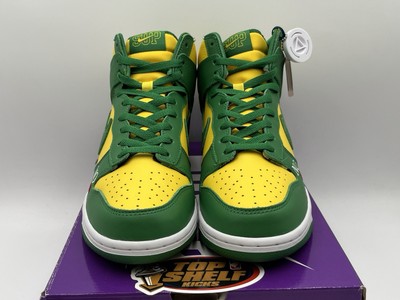 DS NEW Nike Supreme Dunk SB High By Any Means Brazil Size 9