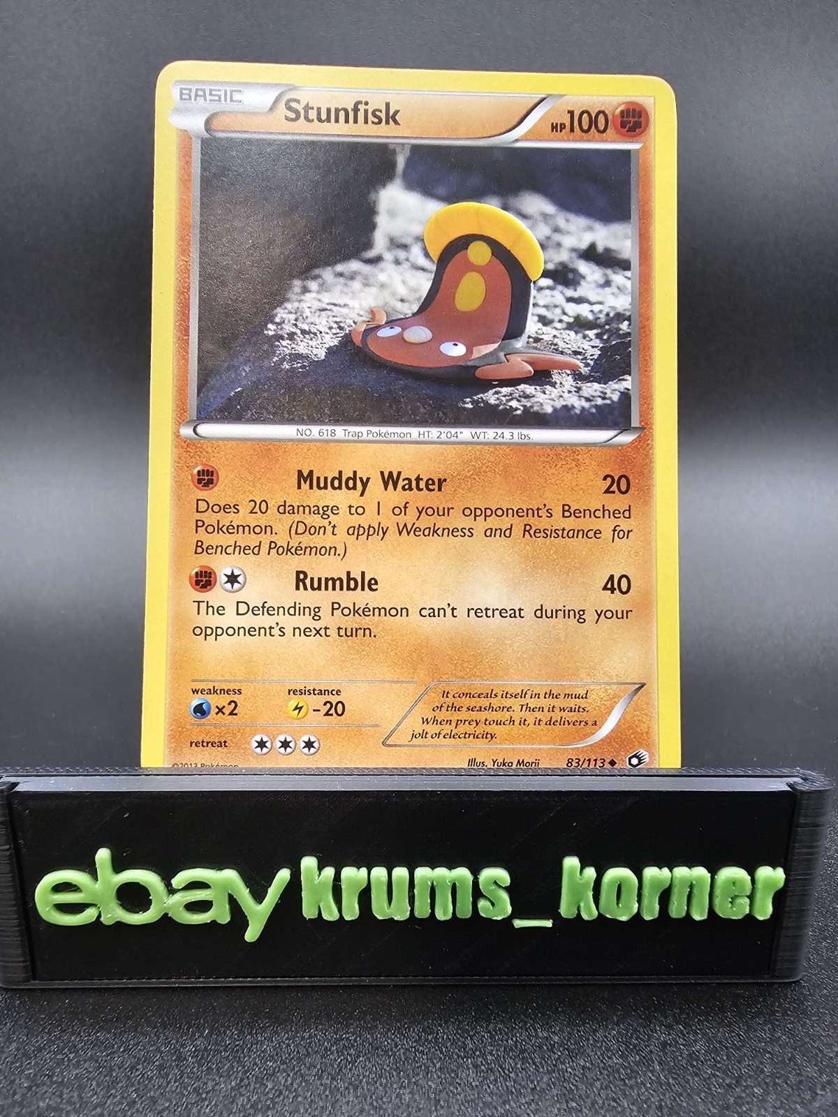 Stunfisk 83/113 Legendary Treasures Regular -NM