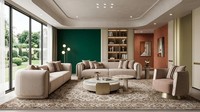 Modernes Wohnzimmer Set Sofas Sessel Couchtisch Luxus Design