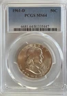 PCGS 1961-D Franklin Half Dollar 50C MS64