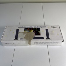 3D Surround Bluetooth Sound Bar Wireless Home Theater TV Speaker Detachable New