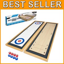 2-in-1 Shuffleboard  Curling Tabletop Game