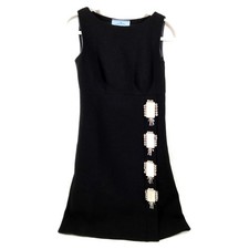 NO TARIFF Prada Dress Ladies Wool 38S 2882511